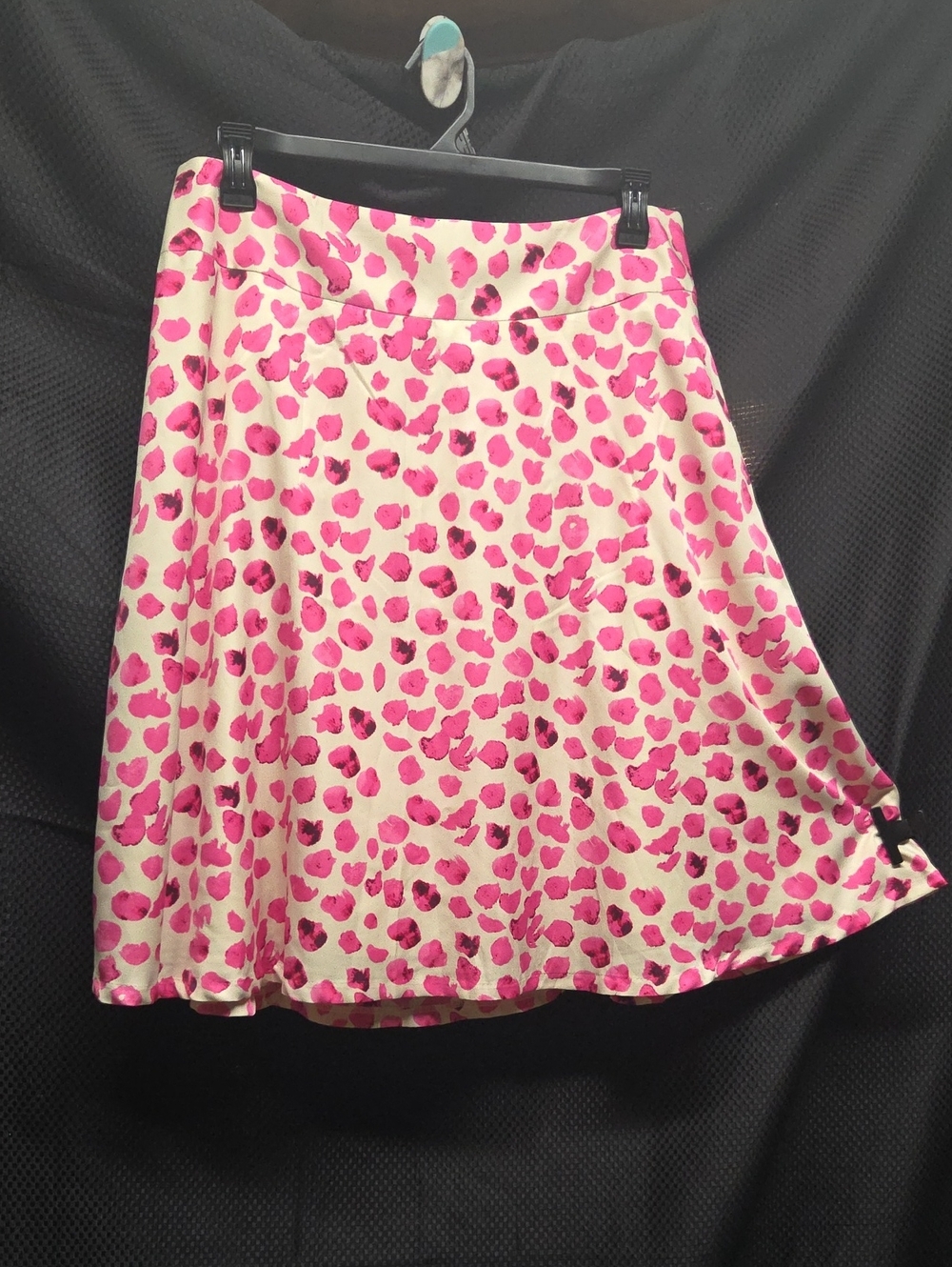 The Limited Pink Leopard-Print Skater Skirt